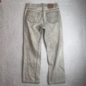 Vintage Levis 501-0695 Mens 30x28 Made in USA Tan Stone Wash Button Fly Jeans